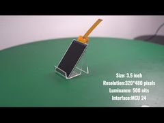 3.5 एलसीडी मॉनिटर मॉड्यूल उच्च चमक एलसीडी डिस्प्ले के साथ व्यापक देखने के कोण